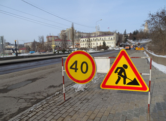 Аварийно-восстановительные работы на Петровском спуске